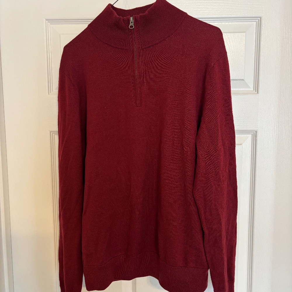 J. Crew Mercantile Quarter-Zip Sweater